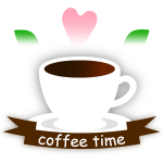 Coffeeのイラストロゴ