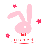 可愛いウサギのイメージロゴ